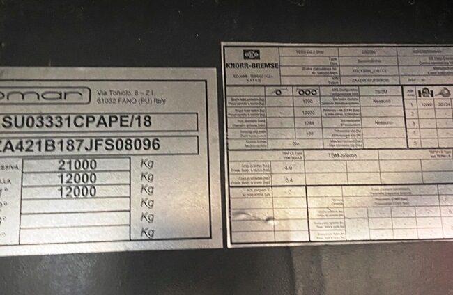 Semirimorchio – XA 818 KV – OMAR 21 B1 87 (12)