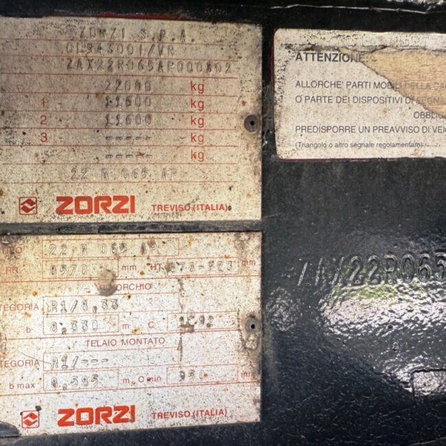 Rimorchio – ZORZI 22 R 065 AP – XA 182 WV (10)
