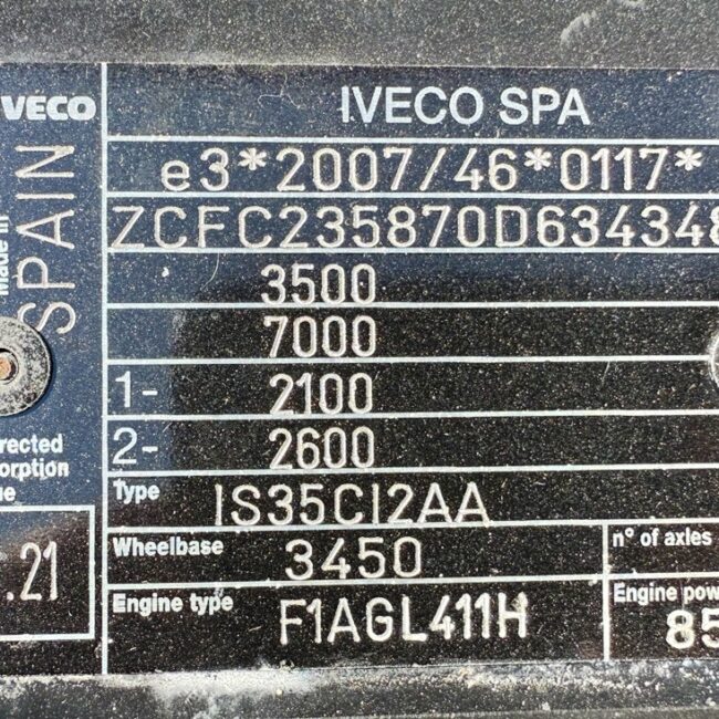 Autoc IVECO DAILY 35C12 – 634348 – SERIE A 3SI (19)