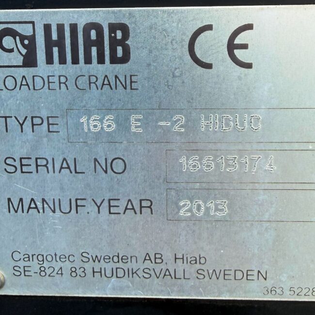 Gru – HIAB XS 166 E2 Hi Duo – 16613174 (10)