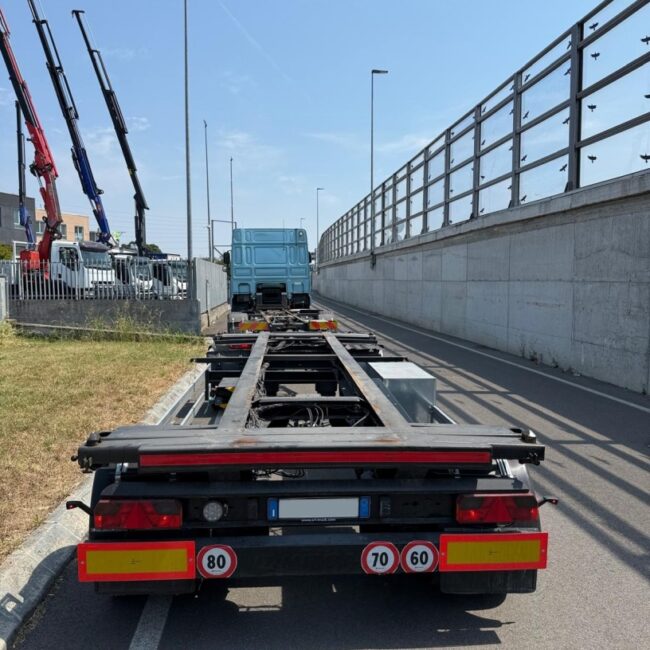 Rimorchio KRONE AZW 18 – XA 403 SR – Cass. Centinato – Cass. Aperto (2)