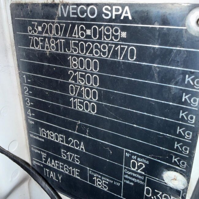 Autoc IVECO EUROCARGO 180E25 – 697170 – Centina (14)